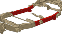 Load image into Gallery viewer, Rust Buster Avalanche/Suburban/Yukon Center Frame Repair Kit - Right
