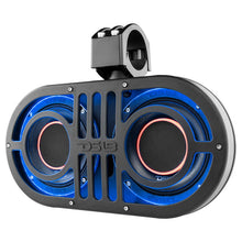 Load image into Gallery viewer, DS18 6.5in Rollcage Soundbar Loaded Built In RGB LED Lights 450 Watts RMS 2x PRO-HY6.4B Included