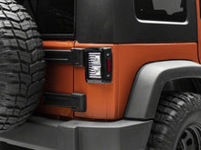 Load image into Gallery viewer, Raxiom 07-18 Jeep Wrangler JK Axial Series Vision LED Tail Lights- Black Housing (Clear Lens)