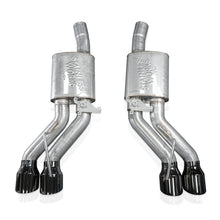 Load image into Gallery viewer, Stainless Works 22-25 Cadillac CT5-V Blackwing Axle Back Exhaust - Black Chrome Tips