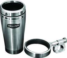 Load image into Gallery viewer, Kuryakyn Drink Holder With Stainless Steel Mug 1 inch Bar Clamp Chrome