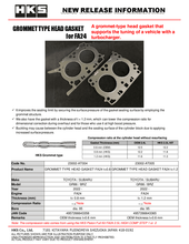 Load image into Gallery viewer, HKS Subaru FA24 0.8mm Thickness 11.8 CR Grommet Type Head Gasket 23002-AT004