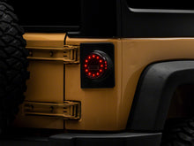Load image into Gallery viewer, Raxiom 07-18 Jeep Wrangler JK Axial Series Halo LED Tail Lights- Black Housing (Clear Lens)