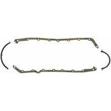 Load image into Gallery viewer, Fel-Pro Oldsmobile Cutlass Supreme OS 13419 C Engine Oil Pan Gasket Set Blue Stripe cork-rubber