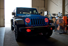 Load image into Gallery viewer, Oracle 07-17 Jeep Wrangler LED Fog Light Halo Kit - Red
