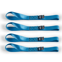 Load image into Gallery viewer, Borne Off-Road Soft Loop Tie-Down Straps (4-Pack) Blue