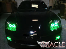 Load image into Gallery viewer, Oracle 05-13 Chevrolet Corvette C6 LED Fog Light Halo Kit - Green
