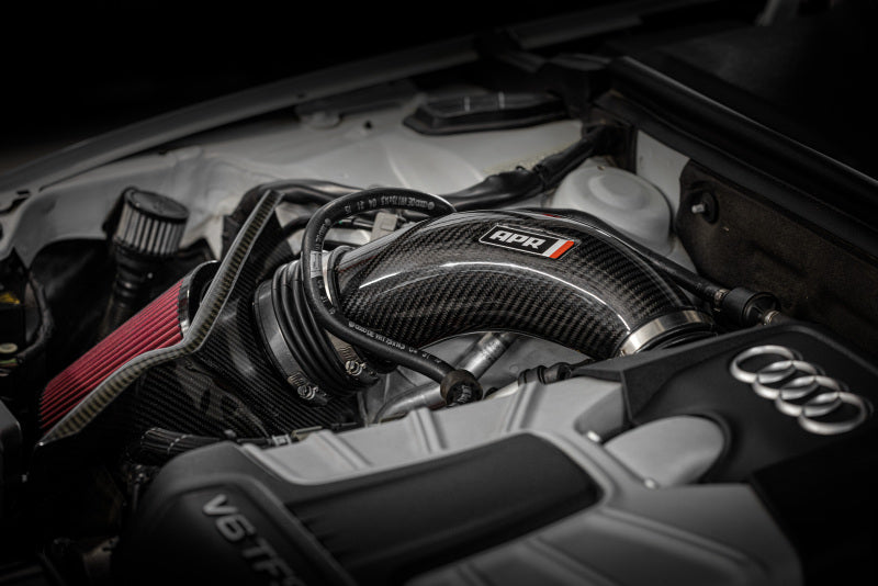 APR 10-16 Audi S4/S5/14-17 Audi Q5/SQ5 (B8) 3.0T Carbon Fiber Throttle Inlet Pipe CI100037-A