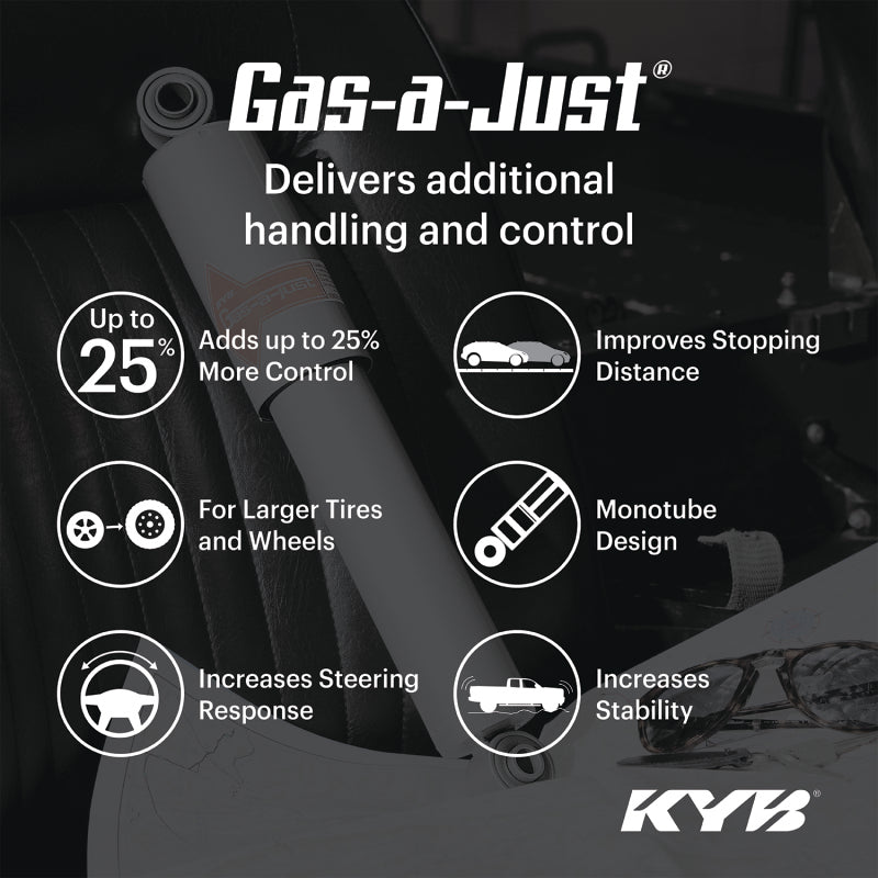 KYB 22-25 Nissan Frontier Pro-X / Pro-4X Gas-A-Just Gas Shock - Rear