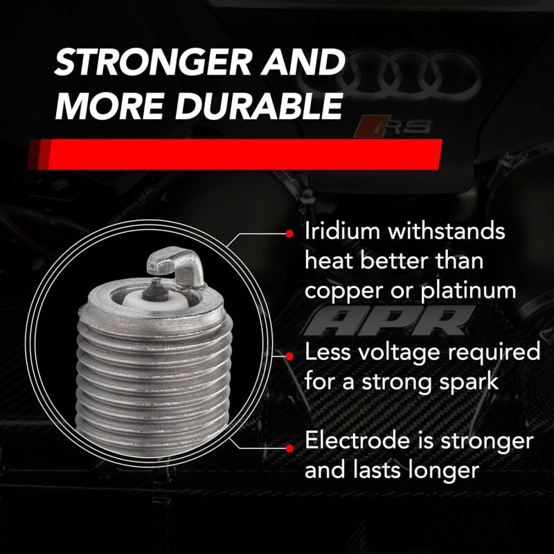 APR EA888.3/4/EA855.2/EA824 Iridium Pro Spark Plug - Heat Range 9 - 14mm x 26.5mm x 16mm - SINGLE Z1003100