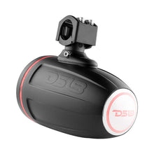 Load image into Gallery viewer, DS18 Tower Speakers 6.5in 100 Watts RMS w/ RGB LED Lights Red