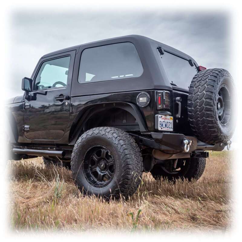 Turn Offroad 07-18 Jeep JK 2 Door Fastback Hardtop 2-Piece White HTJKFB2-M2W