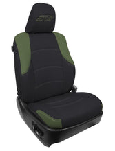 Load image into Gallery viewer, PRP 11-24 Toyota 4Runner Front Seat Covers (Pair) - Black/Olive Green