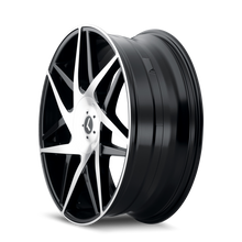 Load image into Gallery viewer, Kraze KR192 Phase 22x8.5 / 5x112/114.3 BP / 38mm Offset / 72.62mm Hub Gloss Black Machined Wheel