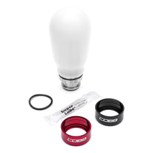 Load image into Gallery viewer, Cobb Subaru 5-Speed COBB Teardrop Weighted Knob - White B211370-W