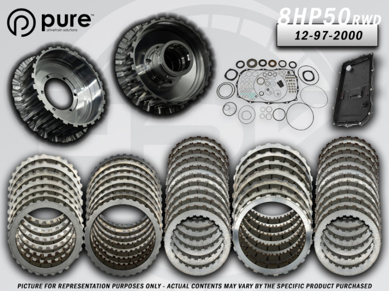 Pure Drivetrain 8HP50 High Performance Transmission Hard Parts Kit - RWD - Stage 2