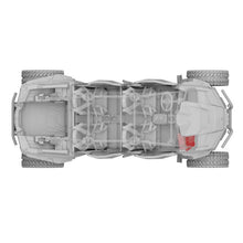 Load image into Gallery viewer, DS18 Polaris RZR Glove Box Enclosure with 10in Carbon Fiber Subwoofer Included 600 Watts RMS