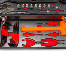 Load image into Gallery viewer, BikeMaster 3 Drawer Toolbox -  Includes 129 Piece Tool Set