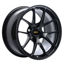Load image into Gallery viewer, BBS RI-A 18x10.5 / 5x120 ET25 82mm PFS Ring/Clip Required - Metallic Black Subtle Blue Flake