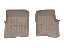 Load image into Gallery viewer, WeatherTech 05-08 Ford F-150 1st Row Front FloorLiner HP - Tan 450051IM