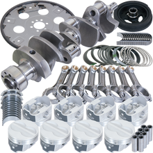 Load image into Gallery viewer, Eagle Chevy 350 1Pc 3.750in Crank 5.700in I-Beam Rod 4.040in Pistons 168 Tooth FP Balanced Assembly