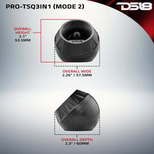 Load image into Gallery viewer, DS18 3in Surface Flush Angle High Comp Neodymium Super Bullet Twtr 100 Watts RMS 1in Almnm Vc 4 ohm