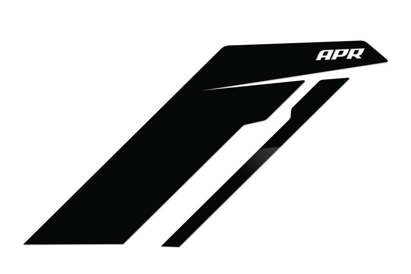 APR Sideburn Stickers - Black APR/Black Stripe (Pair) PM100344