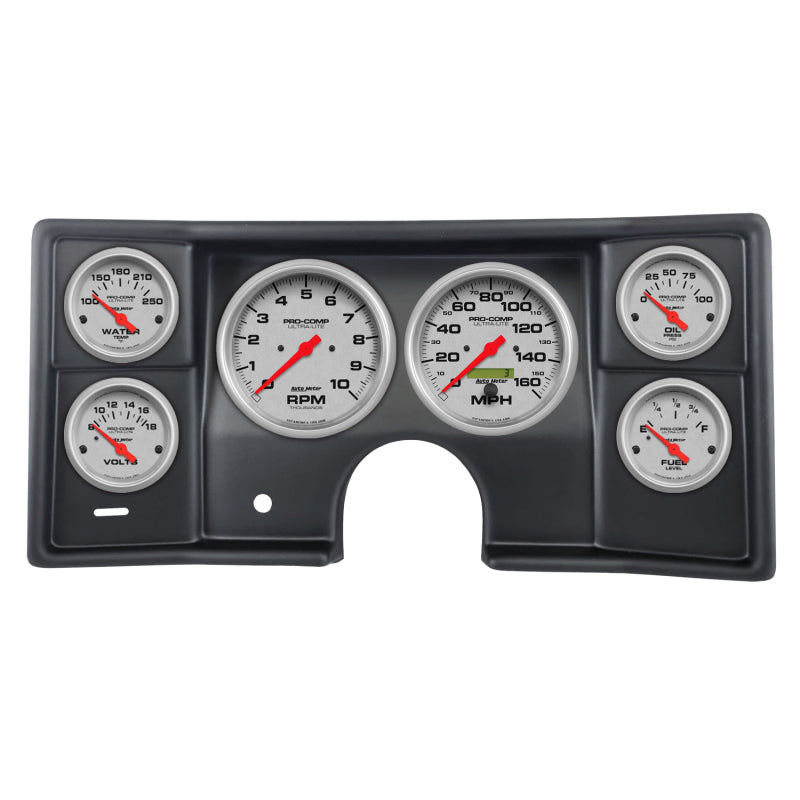 Autometer Ultra-Lite Direct Fit Dash Kit 78-81 Malibu / El Camino / Montecarlo (2 x 5in/4 x 2-5/8in) 2935-13