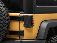 Load image into Gallery viewer, Raxiom 07-18 Jeep Wrangler JK Axial Series Trident LED Tail Lights- Black Housing (Smoked Lens)