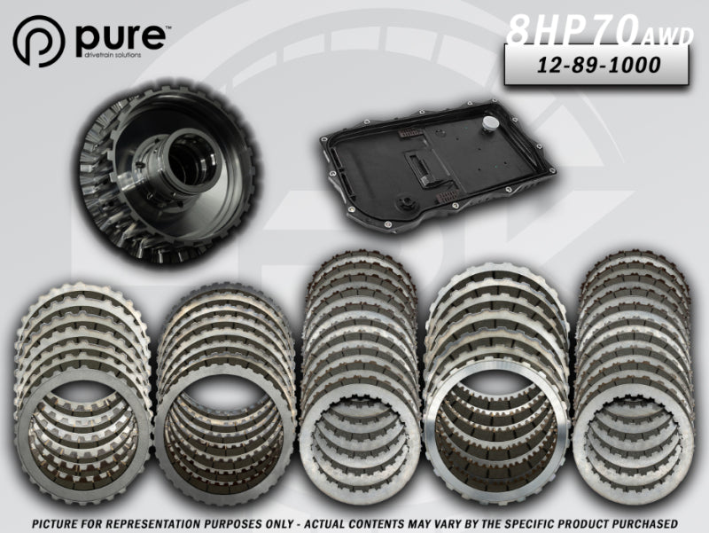 Pure Drivetrain 8HP70 High Performance Transmission Hard Parts Kit - AWD - Stage 1