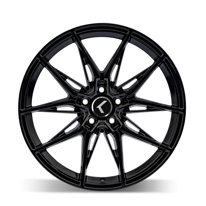 Kraze KR196 Evolve 22x9 / 5x120 BP / 35mm Offset / 72.56mm Hub Gloss Black Wheel