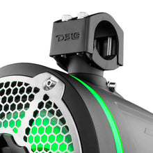 Load image into Gallery viewer, DS18 Marine And Powersports Towers w/ Built In 10in 1in Driver 300 Watts RMS RGB LED Lights Black