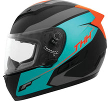 Load image into Gallery viewer, THH Helmets TS-80 Vision Orange/Turquoise - Small