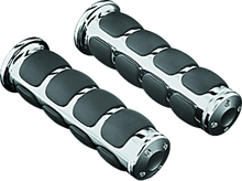 Load image into Gallery viewer, Kuryakyn ISO Universal Grips 7/8inch Bars Chrome