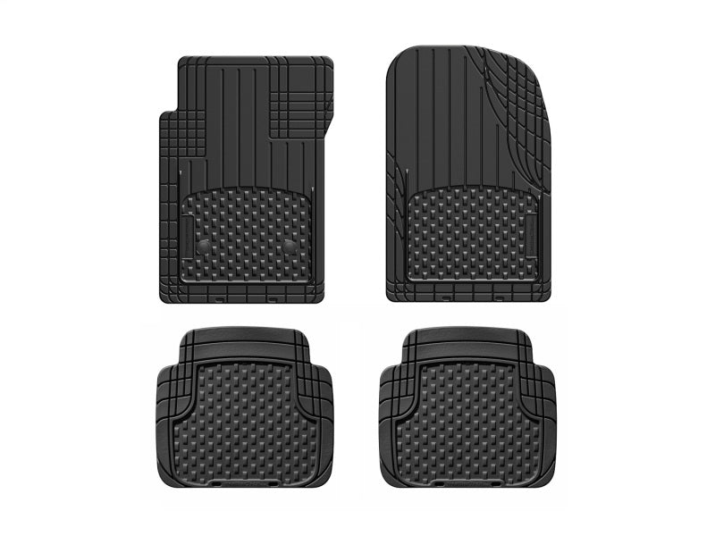 WeatherTech Universal Front and Rear Trim-to-Fit Mat (4pc Set) - Black 11TTFSB