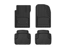 Load image into Gallery viewer, WeatherTech Universal Front and Rear Trim-to-Fit Mat (4pc Set) - Black 11TTFSB
