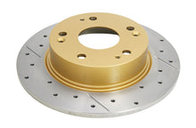Load image into Gallery viewer, DBA 04-08 Acura TSX Rear Street Series Drilled &amp; Slotted Rotor w/Gold Hat