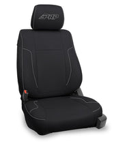 Load image into Gallery viewer, PRP 12-14 Ford Raptor Front Seat Covers (Pair) - Black w Silver Stitch