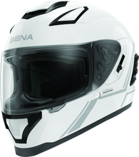 Load image into Gallery viewer, Sena Technologies Stryker Bluetooth Helmet w/ Mesh Intercom Glossy White - XL