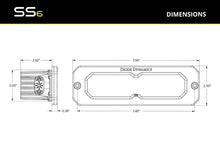 Load image into Gallery viewer, Diode Dynamics SS6 Sport White Flood Flush RBL (pair) 6000K