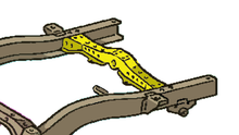 Load image into Gallery viewer, Rust Buster 95-04 Toyota Tacoma Spare Tire Crossmember