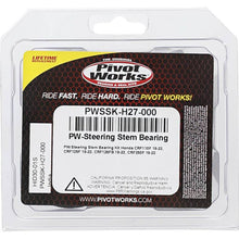Load image into Gallery viewer, Pivot Works 19-23 Honda CRF110F Steering Stem Bearing Kit