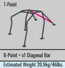 Load image into Gallery viewer, Cusco D1 Chromoly Blue Roll Cage 7-Point 2 Door R32 Skyline
