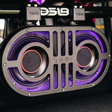 Load image into Gallery viewer, DS18 8in Rollcage Soundbar Loaded Built in RGB LED Lights 500 Watts RMS 2x PRO-HY8.4B Included