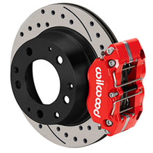 Load image into Gallery viewer, Wilwood 69-83 Porsche 911 Narrow Dynapro-P Radial Rear Brake Kit Red Caliper SRP Drill &amp; Slot Rotor
