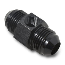 Load image into Gallery viewer, Russell Fitting -8 An Union With 1/8in Npt Pressure Port Blk Anodize