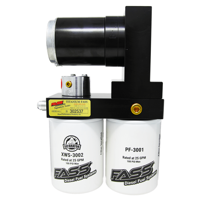 FASS 20-22 GM Duramax 220gph Titanium Series Fuel Air Separation System STSC15250F220G