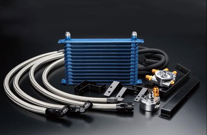 GReddy 89-94 Nissan Skyline GT-R (BNR32) 13 Row Oil Cooler Kit w/ Oil Filter Relocation