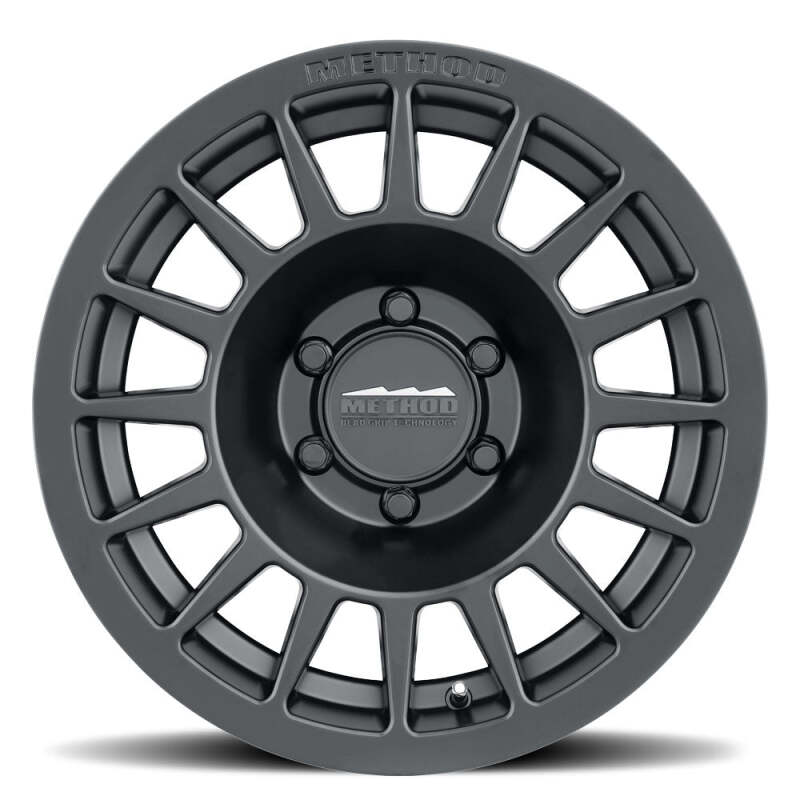 Method MR707 Bead Grip 18x8.5 / +38mm Offset / 5x120 BP / 64.25mm CB / 6.2in BS Matte Black Wheel MR70788552538