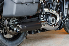 Load image into Gallery viewer, S&amp;S Cycle 2025 Indian Scout 4.5in Grand National Slip-On Muffler - Black